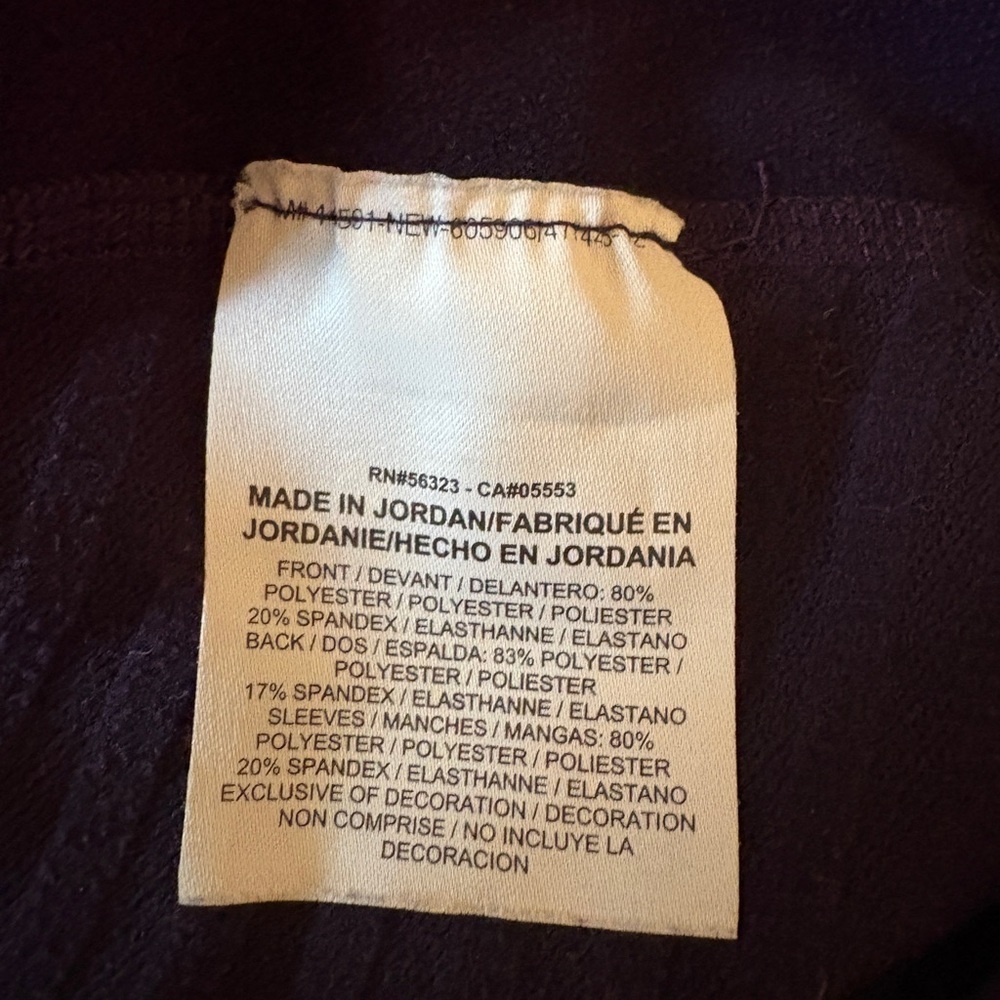 Nike Dri-FIT Quarter Zip Pullover Men’s XL Eggplant Plum Activewear - Picture 4 of 4